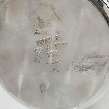 Eric Löfman, A Swedish silver vase, Company MGAB, Upsala 1976.