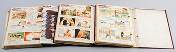 REKORD-MAGASINETS IDROTTSALBUM, 3 st, 1940-tal.