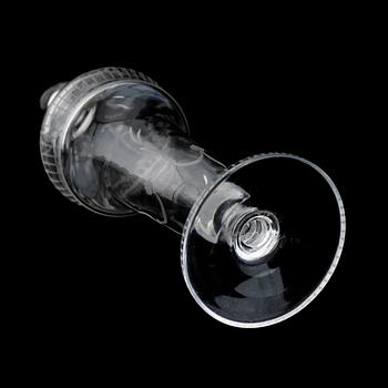 FLAKONG, glas, Karl Hultström, Kosta, signerad. 1920-tal.