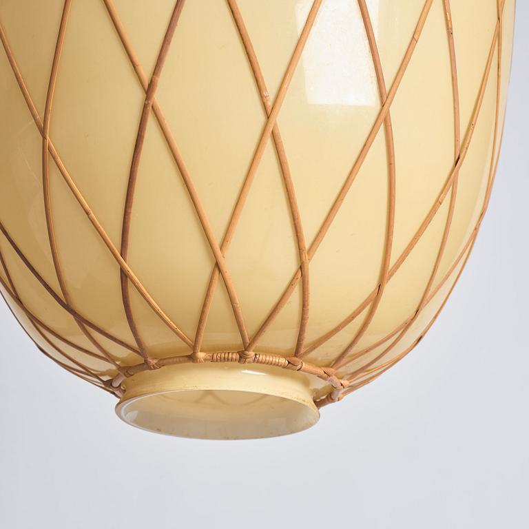 Harald Notini, taklampa, "modell 11555" Arvid Böhlmarks Lampfabrik, Stockholm 1940-tal.