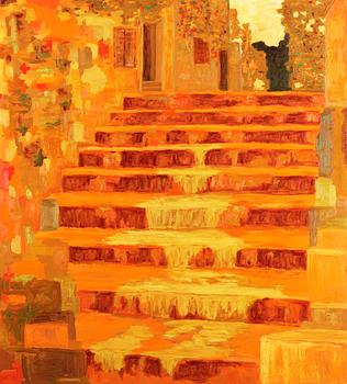 Rolf Hanson, "Runtom trappa" (Around the Stair).