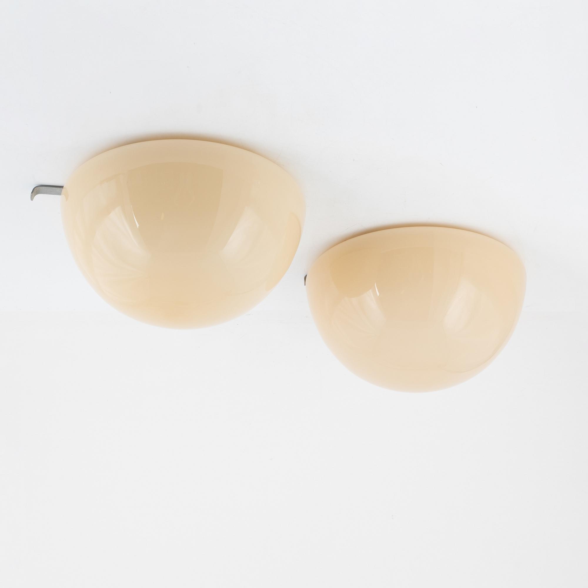 Harald Notini, taklampor, ett par, modell "10870", Arvid Böhlmarks Lampfabrik, 1930-tal.