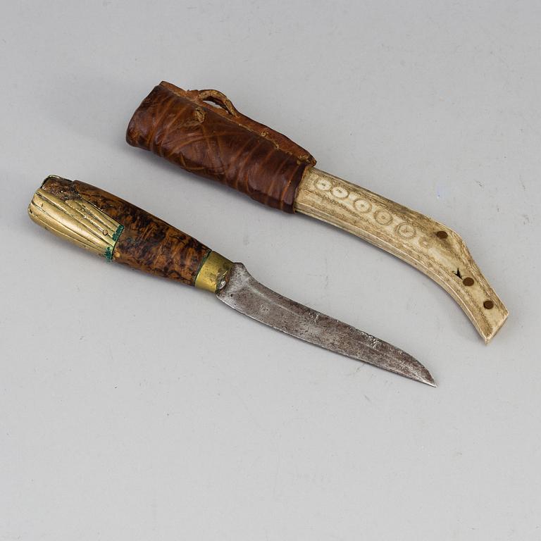 A Sami knife possibly from the 18th Century.