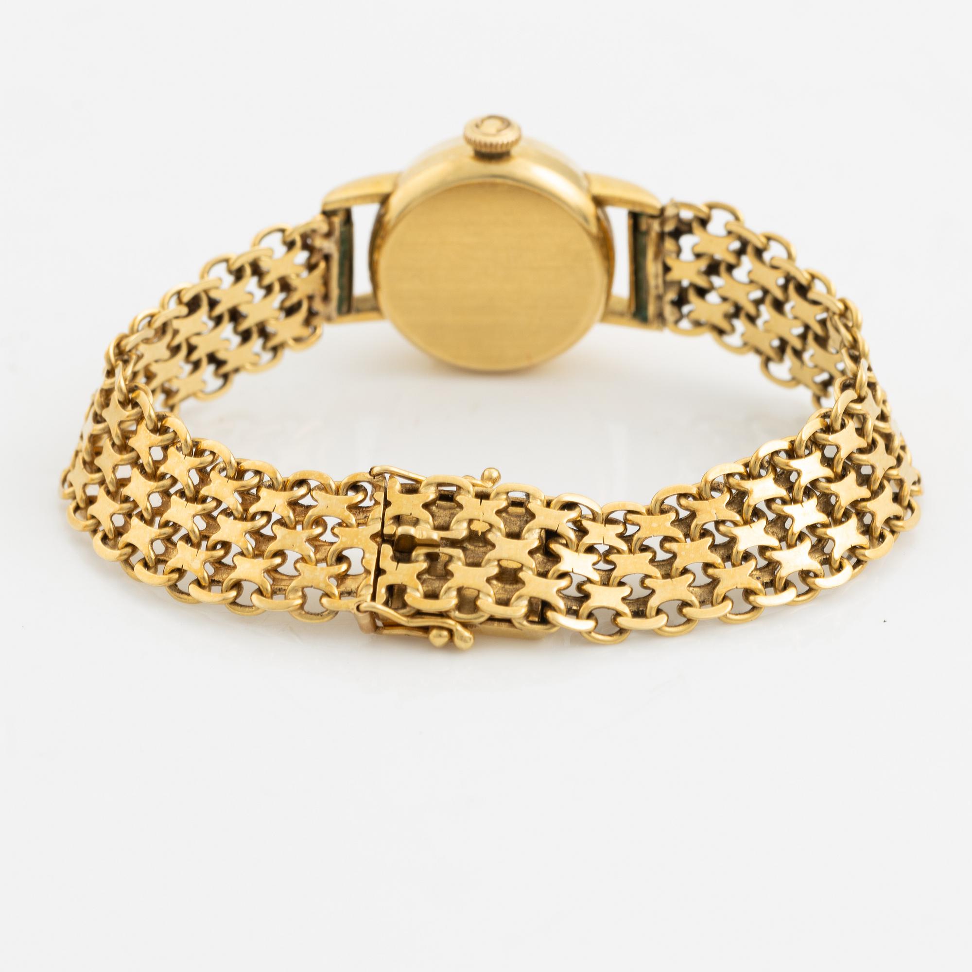 Certina, armbandsur, 18K guld, 17 mm.