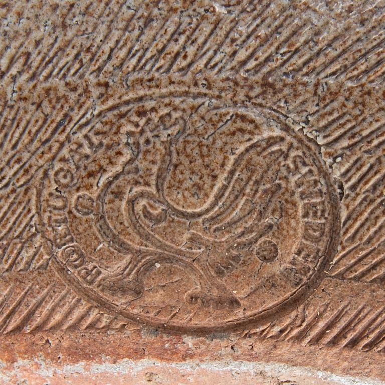 Signe Persson-Melin, ytterfoder/skål signerad och daterad 1978 Campos Filhos, Portugal.