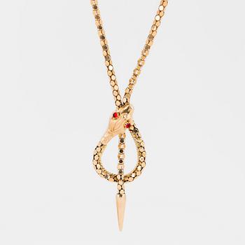 COLLIER, 18K guld.
