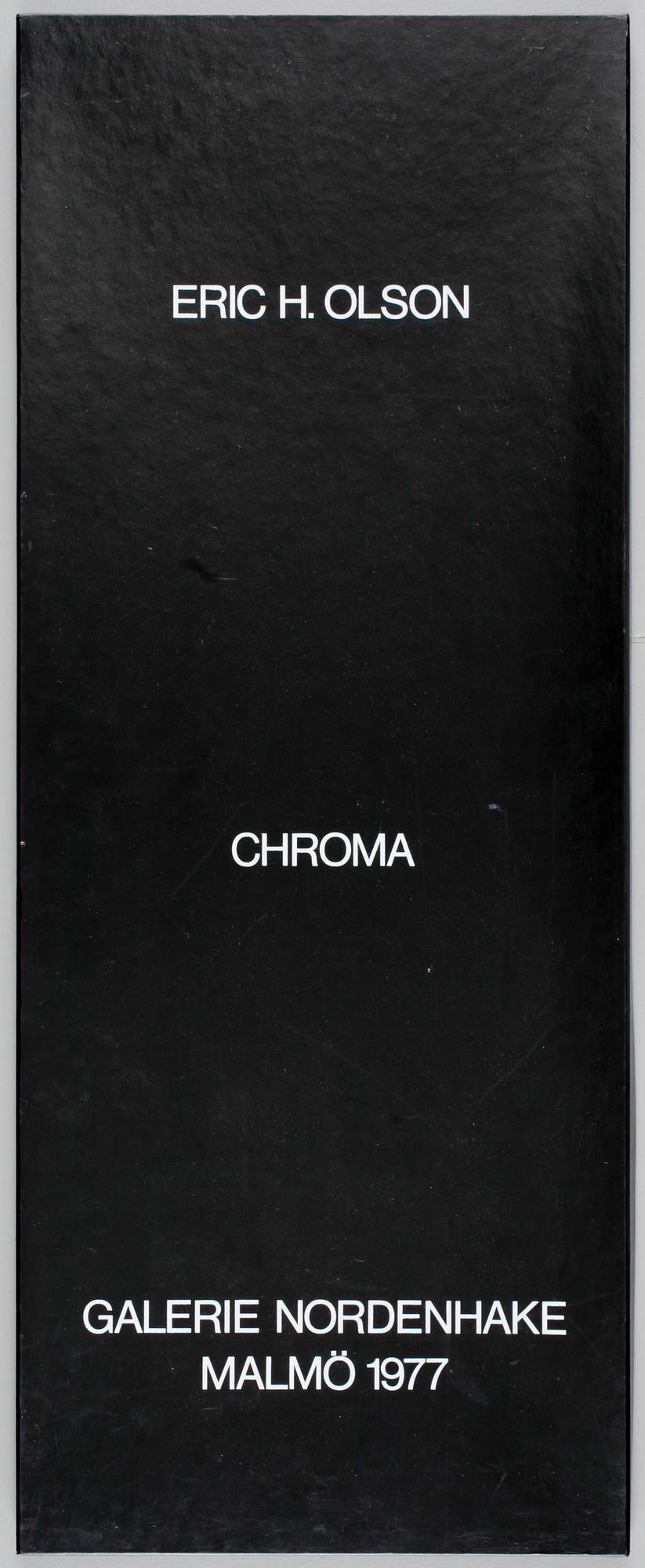 ERIC H OLSON, portfölj med fyra serigrafier utförda 1977. Sign o numr 85/100.