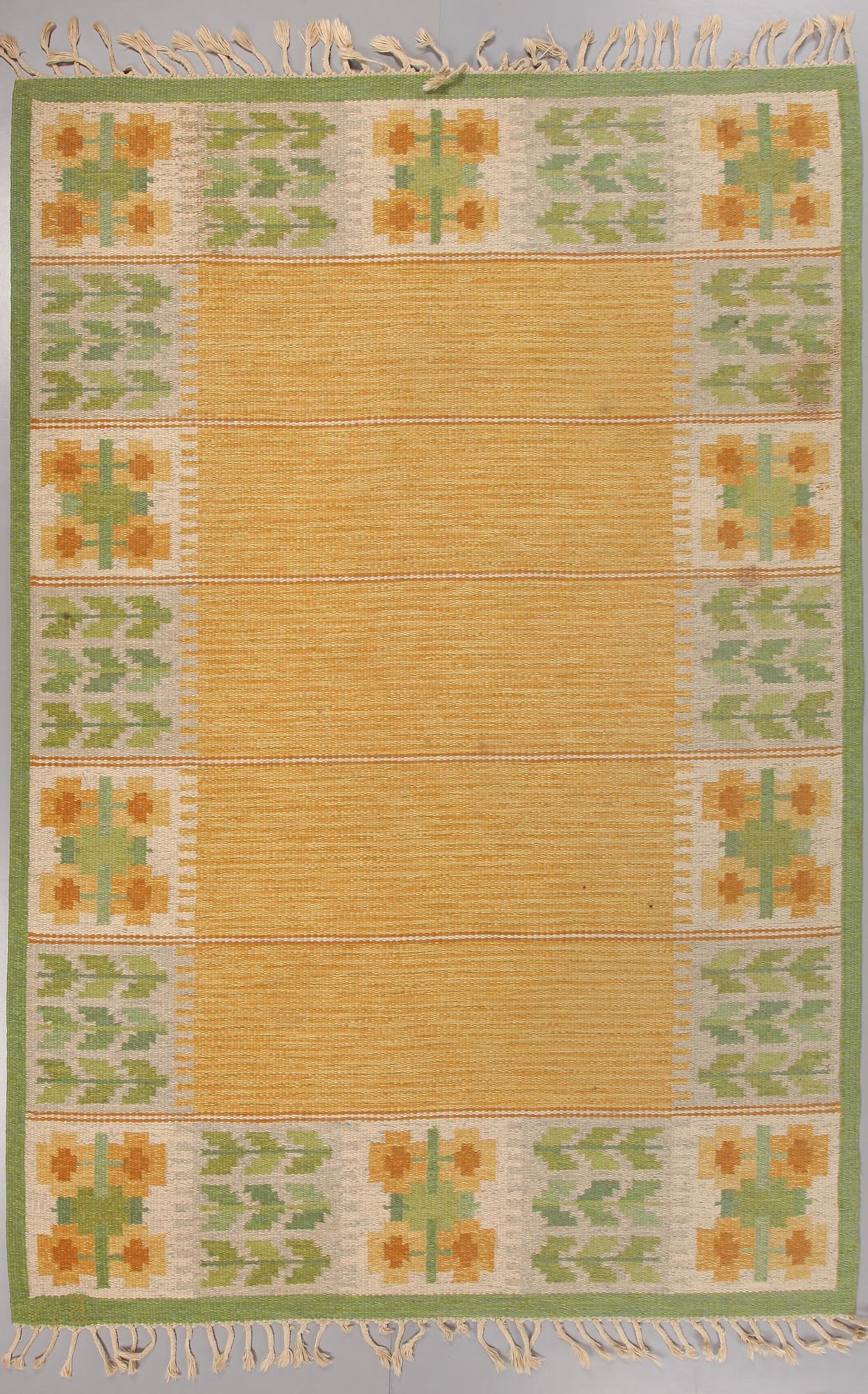 MATTA, rölakan, Berit Woelffer, sign, 1900-talets mitt. 233 x 166 cm.