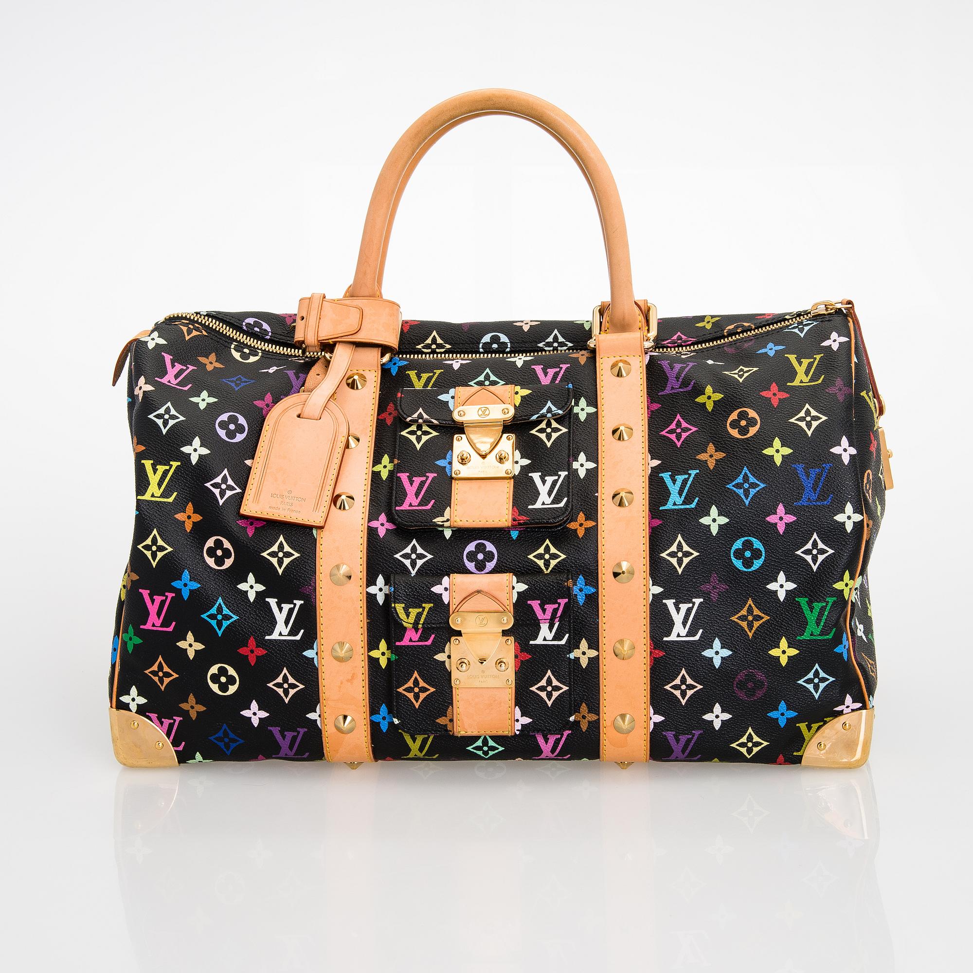 Louis vuitton multicolor duffle bag top