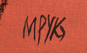 Madeleine Pyk, olja på duk signerad.