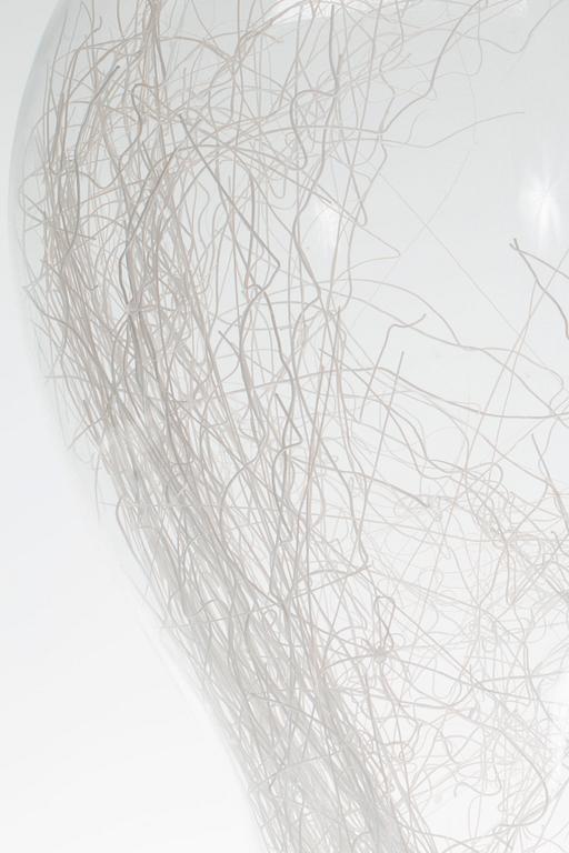 SKULPTUR, glas, Eva Englund, signerad och daterad 1972.