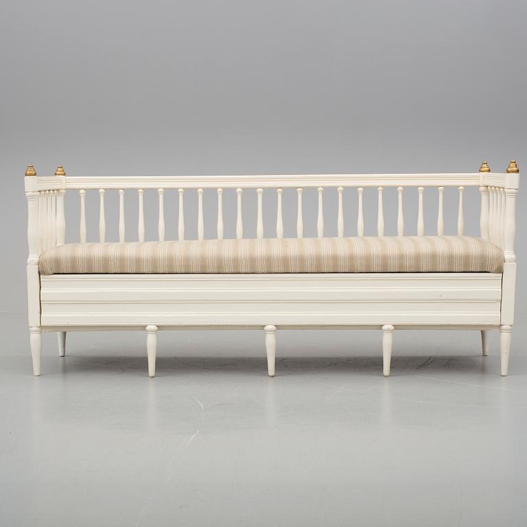 SOFFA, gustaviansk stil, 1800-tal.