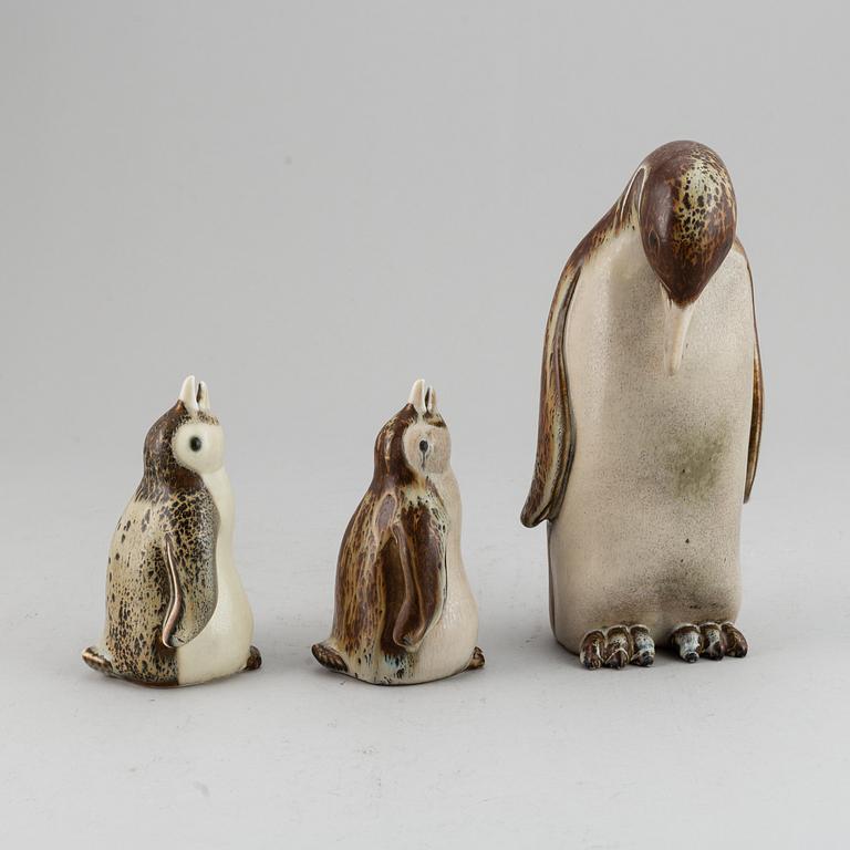 A group of three Gunnar Nylund figurines, Rörstrand, mid 20th Century.