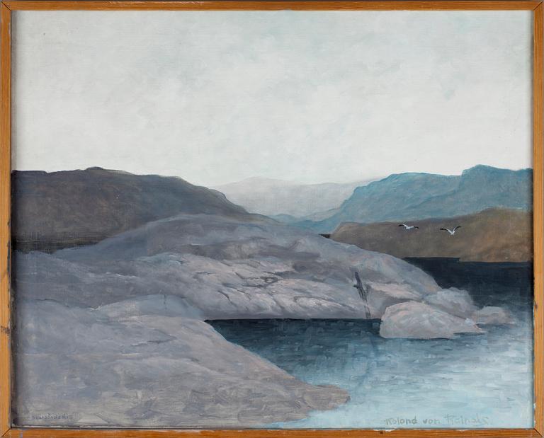 ROLAND VON RAINALS, olja på duk, sign.