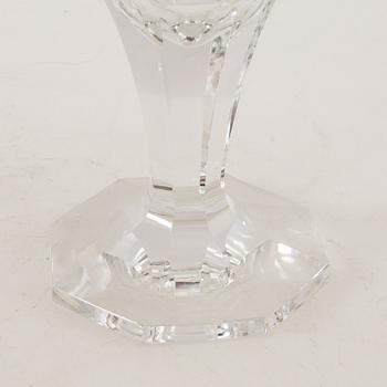 Orrefors, champagne glasses, 8 pcs, 20th century.