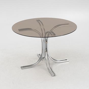 Gastone Rinaldi, a dining table and four chairs, Italy, 1960's/70's.