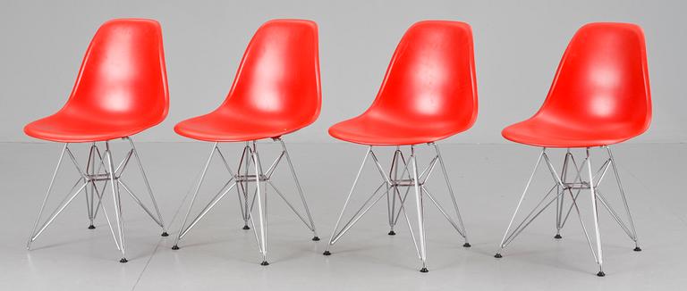 STOLAR, 4 st, 'Eiffel tower, DSR', Eames, Vitra. 1900-talest slut.