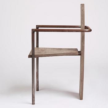 Jonas Bohlin, a 'Concrete' armchair, ed. 35/100, Källemo, Värnamo, Sweden post 1981.