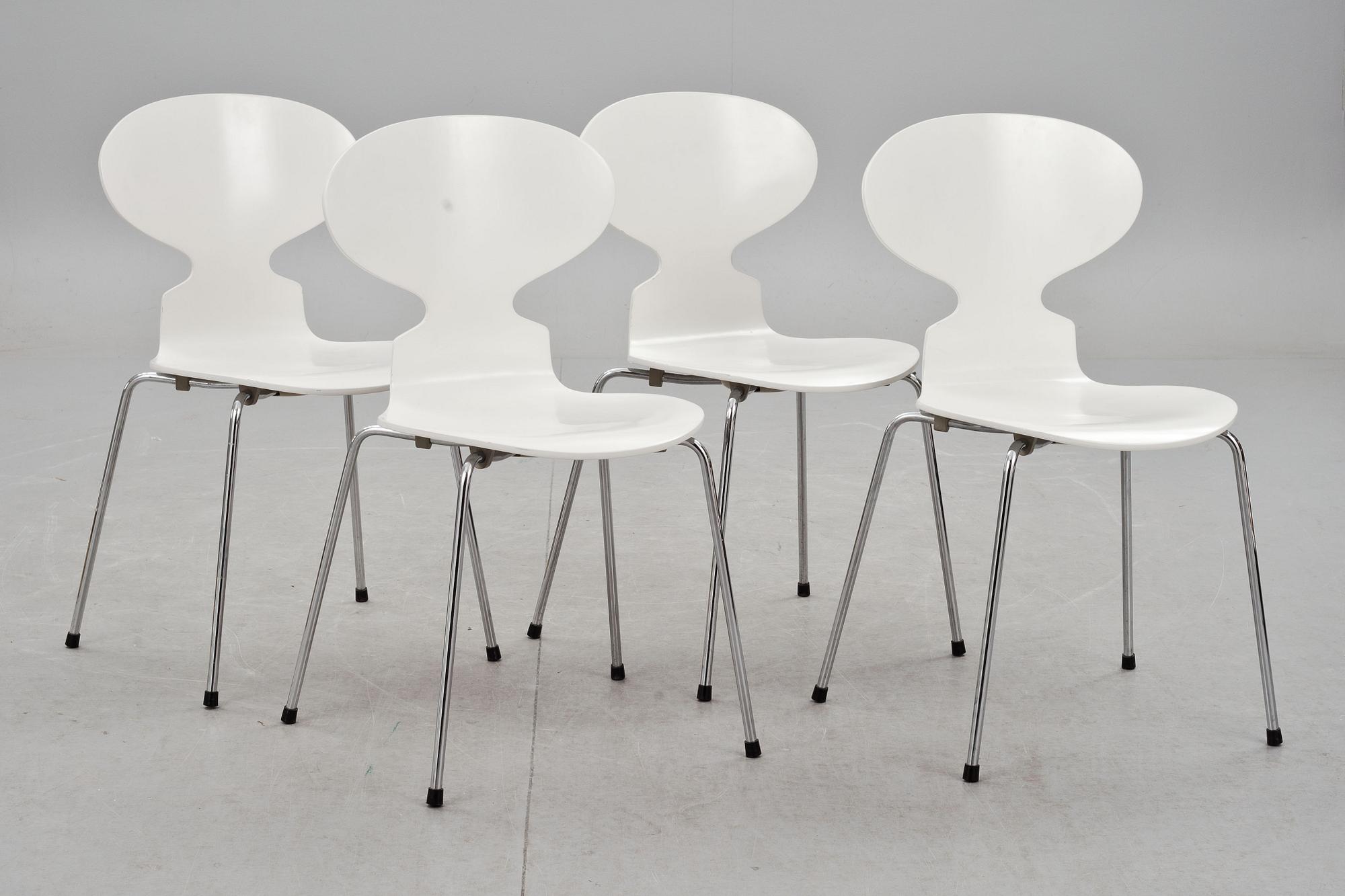 STOLAR, 4 st, "Myran", Arne Jacobsen, Fritz Hansen.