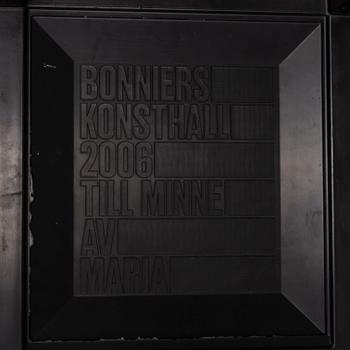 BORIS BERLIN/POUL CHRISTIANSEN, a 'Non' table with two chairs by Komplot design for Källmo.