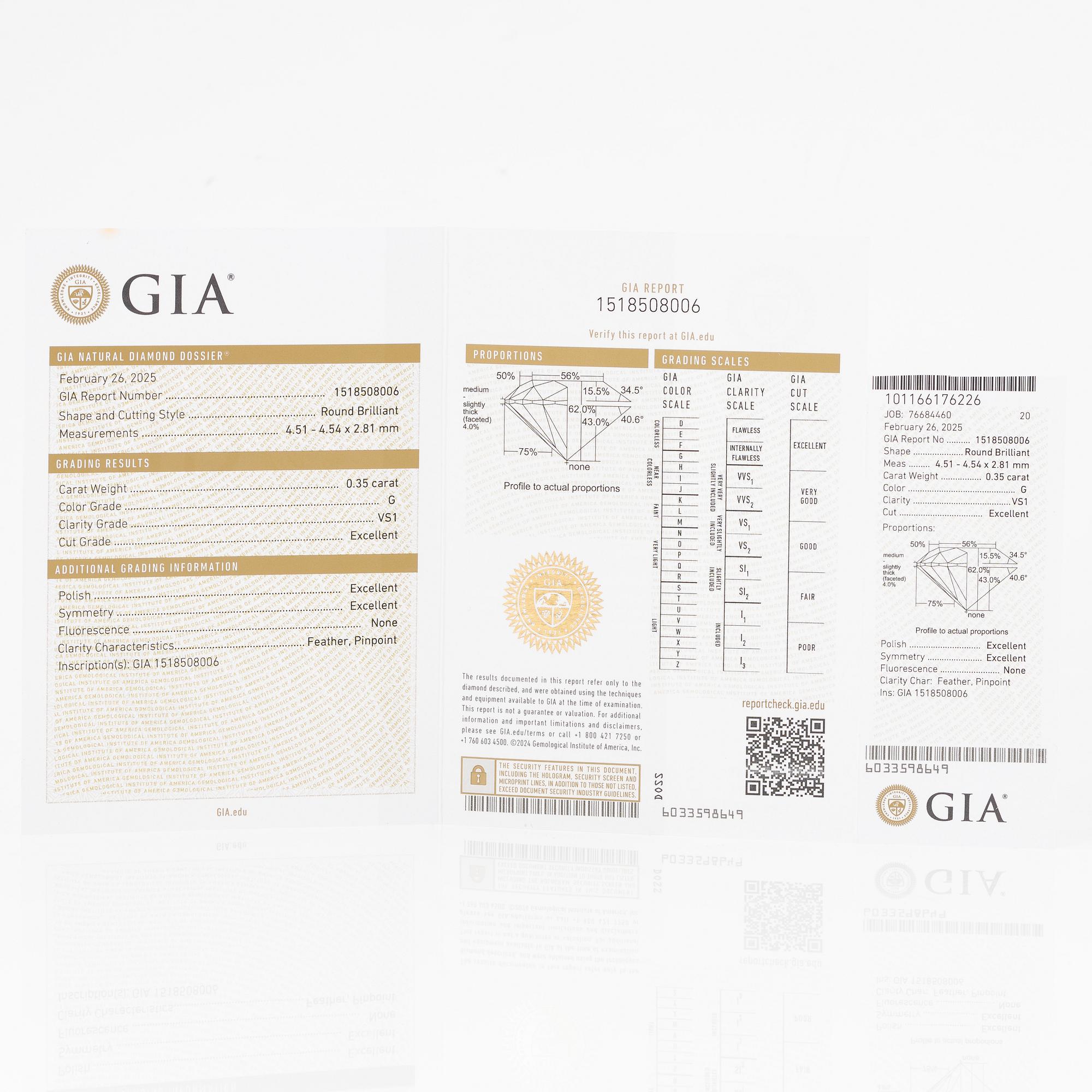 Earrings 18K white gold with brilliant-cut diamonds.