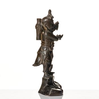 Skulptur/rökelsehållare, brons. Mingdynastin (1368-1644).