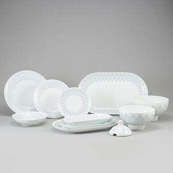 A Rosenthal dinner service, 20th Century. (77 pieces).