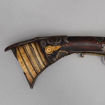 A 19th century  north african snap haunce gun.