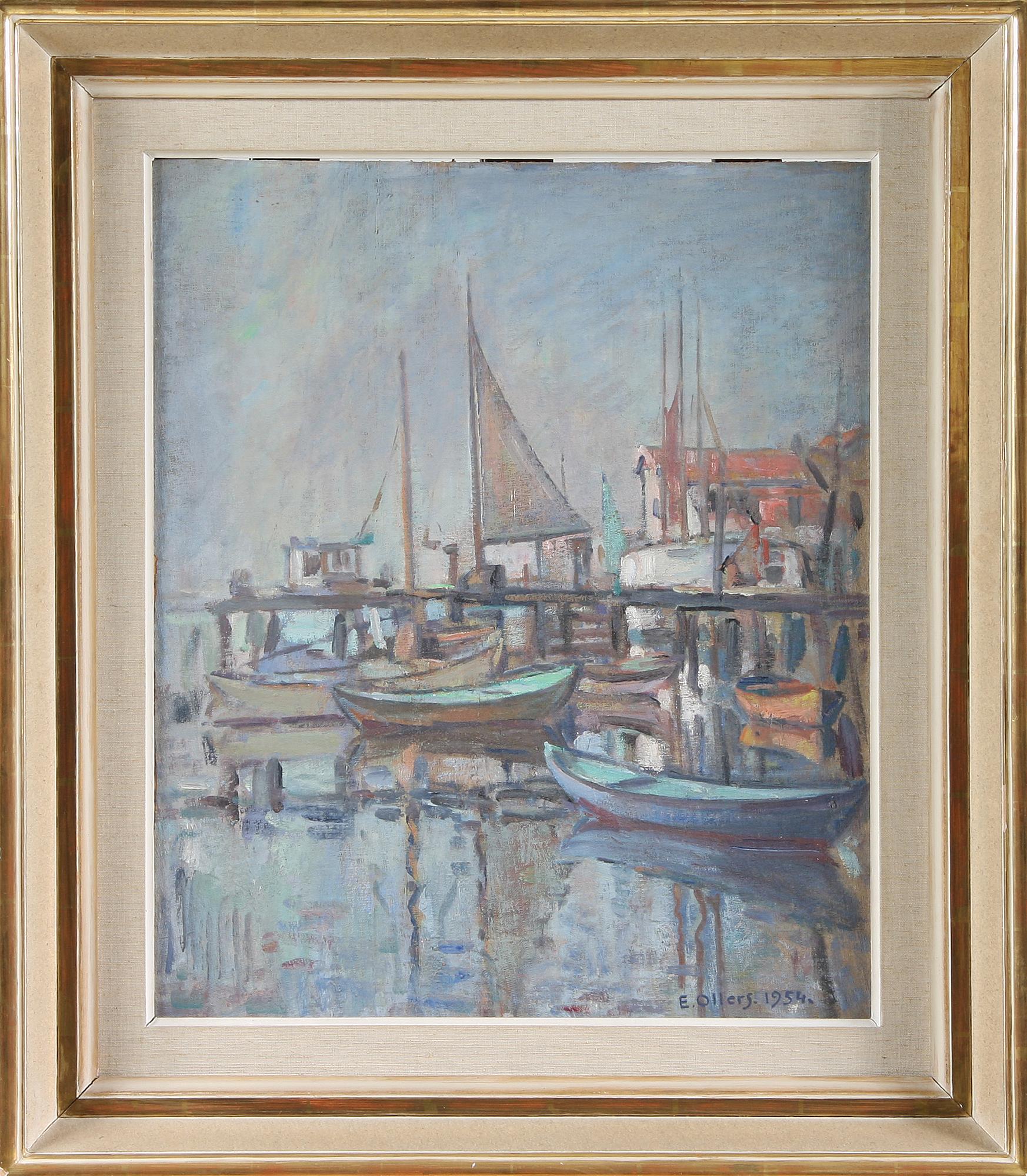 EDVIN OLLERS, Olja på duk, sign o dat 1954.