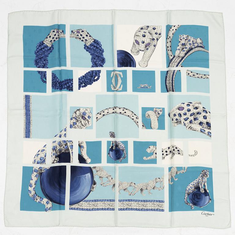 Cartier, scarf.