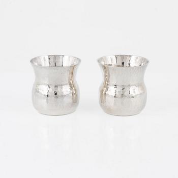 Eric Löfman, supkoppar, 17 st, silver, MGAB, Uppsala, bl.a. 1974.