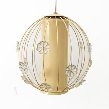 Harald Notini, a rare ceiling lamp model 11509, Arvid Böhlmarks Lampfabrik, Stockholm, 1950s.