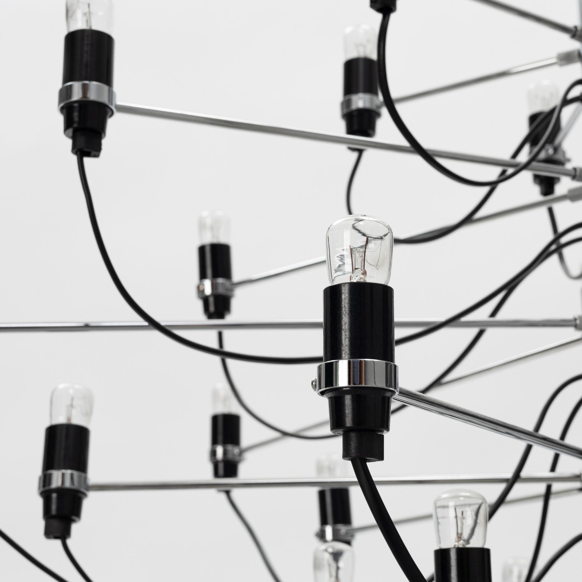 Gino Sarfatti, taklampa, modell 2097/30, Flos, Italien.