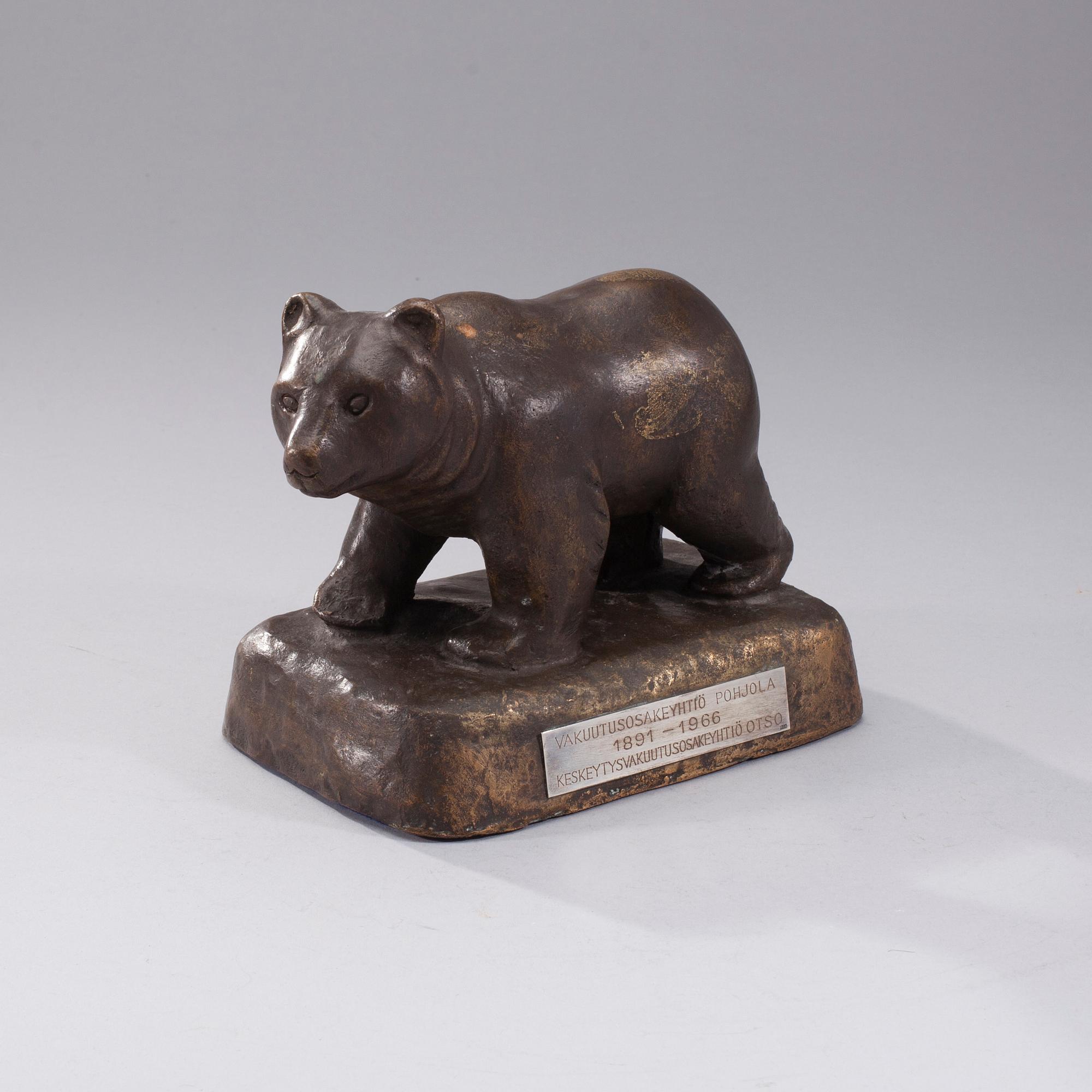 OKÄND KONSTNÄR, brons, signerad A. Vist.