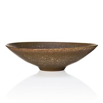 Carl-Harry Stålhane, a stoneware dish, Rörstrand, Sweden 1950s.