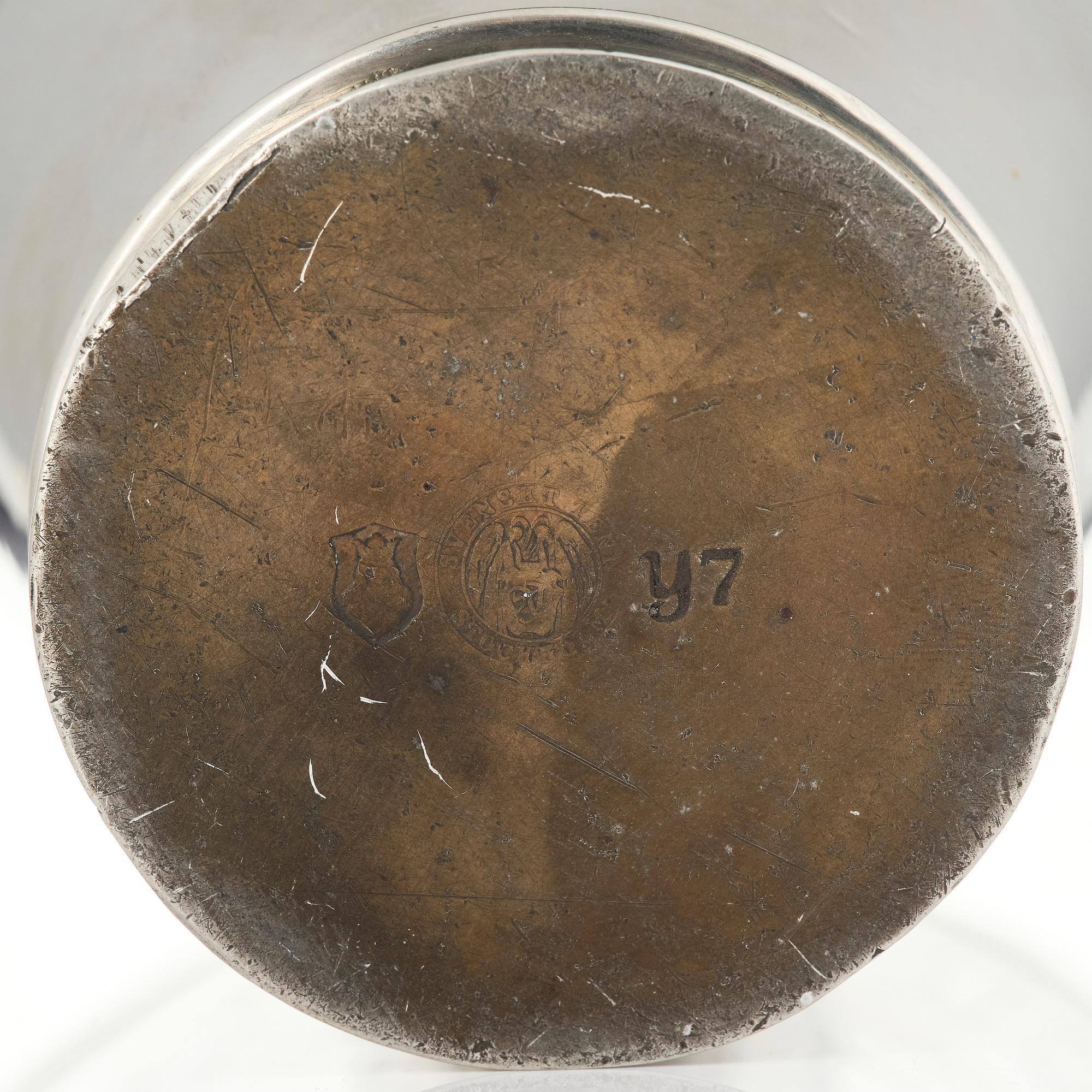 Nils Fougstedt, Vase, Firma Svenskt Tenn, Stockholm, 1925.