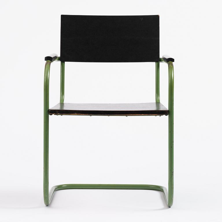 Bröderna Sandbergs Jernmöbelfabrik, armchair, Sandviken, 1930s-40s.