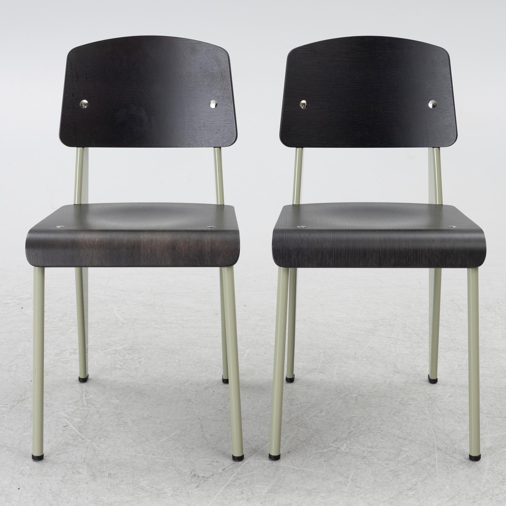 Jean Prouvé, Stolar, 7 st, "Standard", Vitra, 2023.