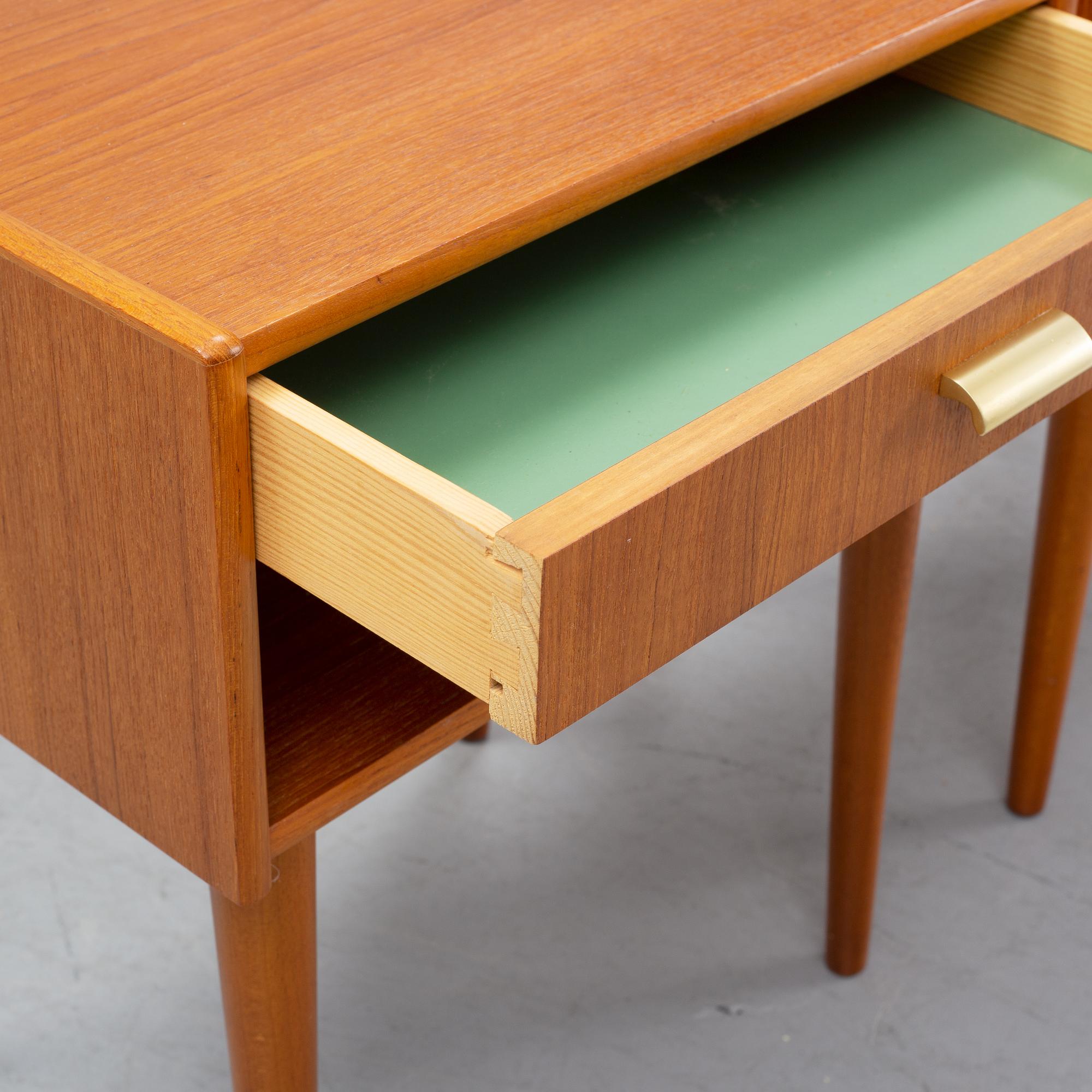 A pair of bedside tables from the second half of the 20th century.