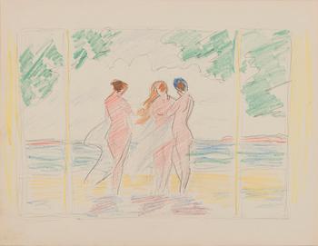 Santeri Salokivi, Sketches, 4 pcs, for the work 'The Song of the Sun' (1929).