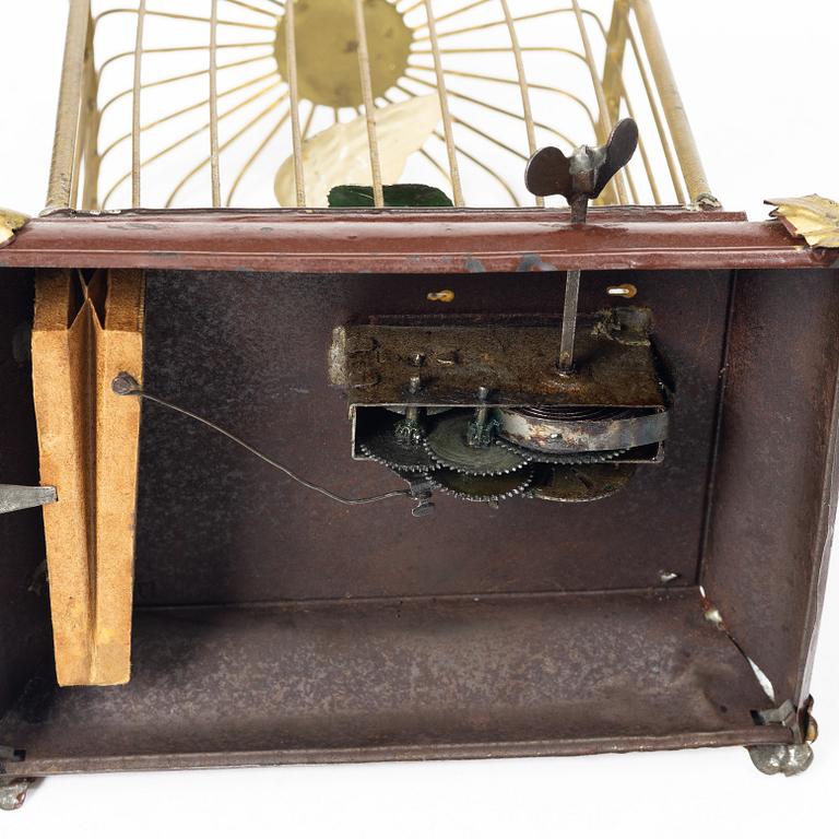 Birdcage-form musical box, late 19th century.