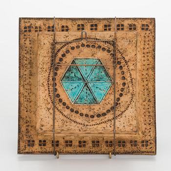 Rut Bryk, a stoneware relief signed BRYK.