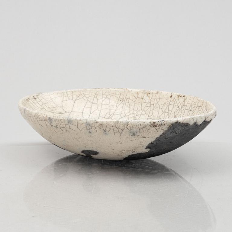 Cecilia Kraitz, bowl, raku, 1990s.