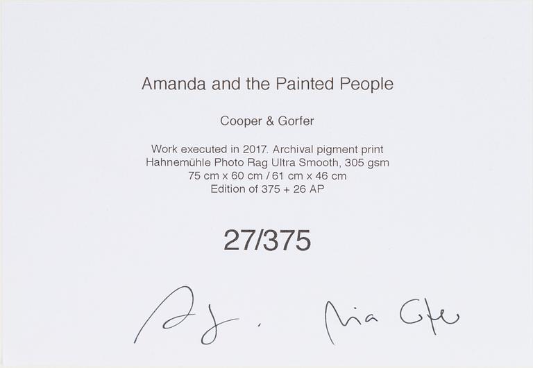 Cooper & Gorfer, archival pigment print, signerad 27/375 a tergo.