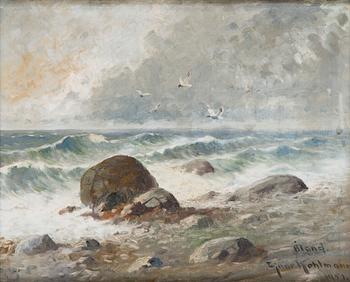 Ejnar Kohlmann, olja på duk, signerad och daterad 1951 samt märkt 'Åland'.