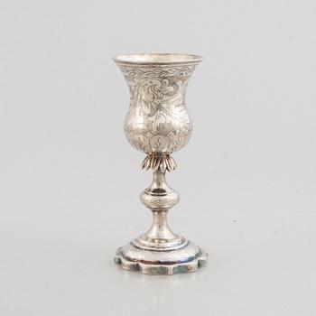 A silver chalice, Vilnius 1860.