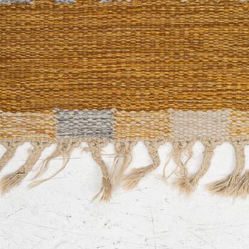 Ingegerd Silow, flatweave rug, signed IS, approx. 200 x 133 cm.