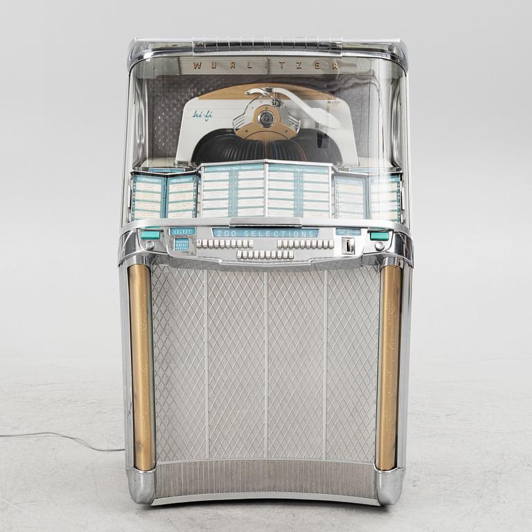 Jukebox, Wurlitzer modell 2100,  Rudolph Wurlitzer Company, North Tonawanda, New York, USA, 1957.