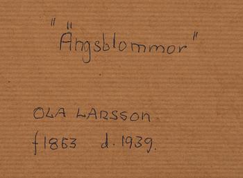 OLA LARSSON, tillskriven, olja på pannå.
