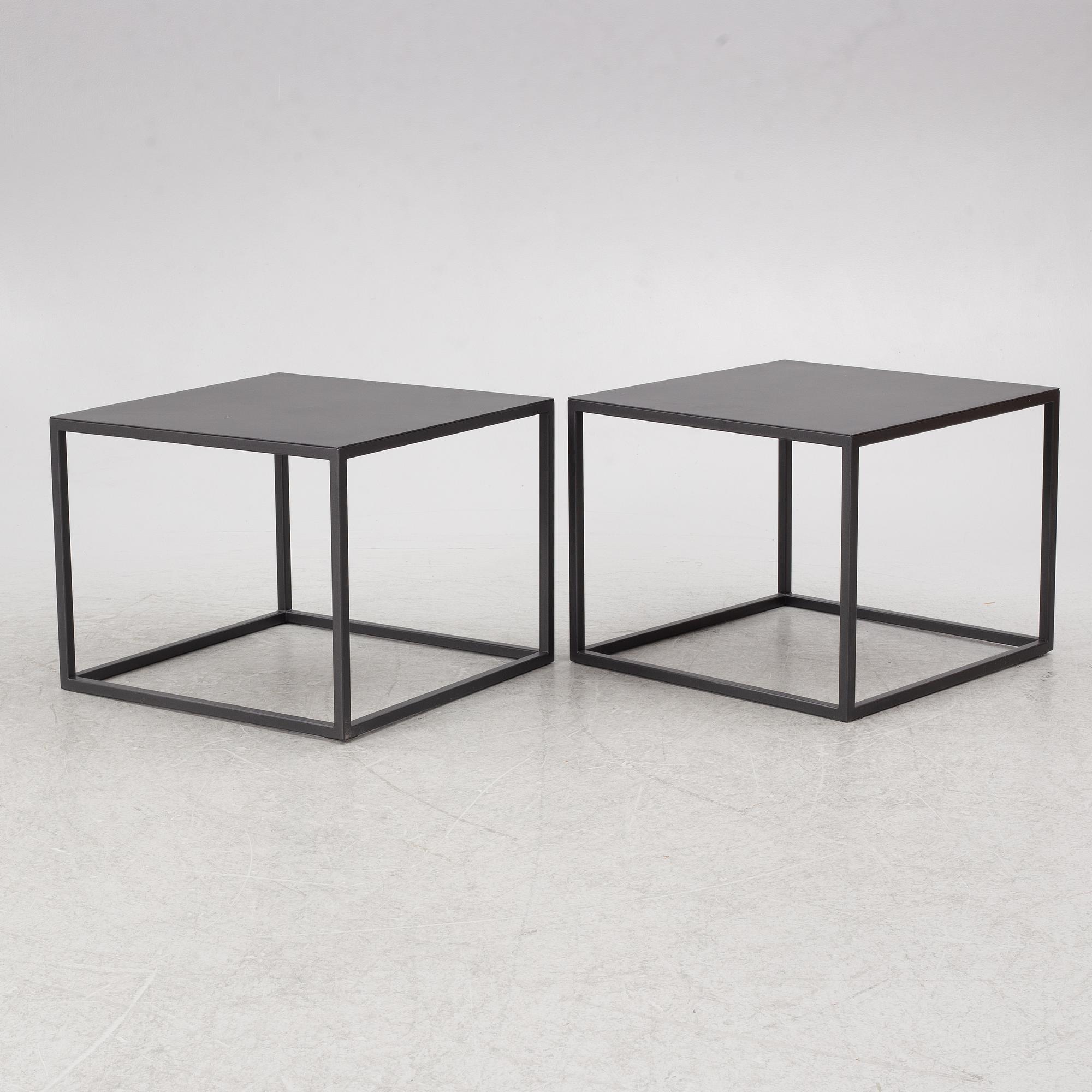 Per Öberg, Side tables, a pair, contemporary.